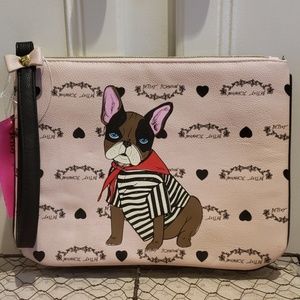 Betsey Johnson Pouch Banner Wrislet